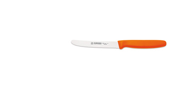 Univerzális kés hullámos éllel - 11 cm, narancssárga | GIESSER MESSER 8365 wsp 11 or