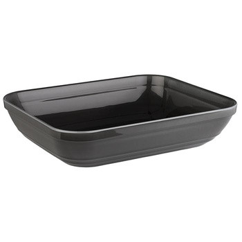 Tál EMMA, GN 1/2 melamin, szürke, 32.5x26.5x7.5 cm, 3.5 l | APS 85132