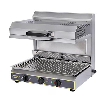 Elektromos salamander 2 zónás, rács 49.5x37.5 cm, 5 kW, 400 V | ROLLER GRILL SEM 600 PDS