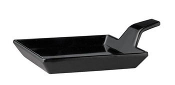 Előételes tálka FLYING BUFFET, melamin, fekete, 12x9,5x3 cm | APS 83879