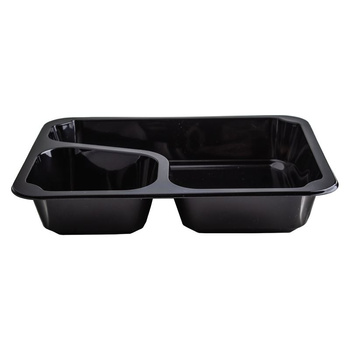 Hegeszthető tálca 227x178x40 fekete 2 rekeszes COLT 320db | GUILLIN MAPCORCT22740DC
