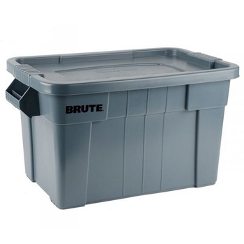 Élelmiszer-szállító tartály polietilénből BRUTE 75 l űrtartalom szürke | RUBBERMAID 9S31-00-GRY