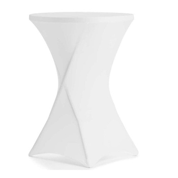 Huzat koktélasztalhoz 80 cm fehér | FORGAST FG03821