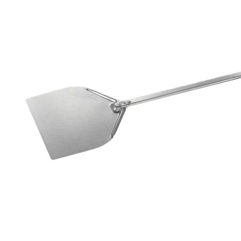 Lapos pizzalapát 32x30 cm alumíniumból, nyélhossz 120 cm | GI.METAL F-32R
