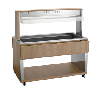 Fűthető büfékocsi W4110-200U | BARTSCHER 125634
