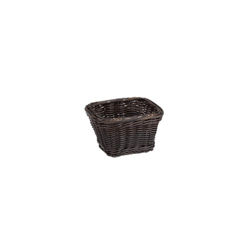 Kosár polipropilénből GN LINE, téglalap alakú, fekete-barna, GN 1/6, 18x16.5x10.5 cm | APS 40247