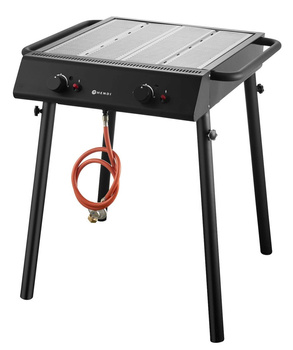 Gázgrill Xantos Black 9,5 kW, 770x710x(M)870 mm | HENDI 148631