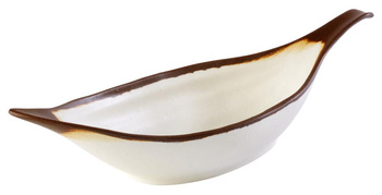 Tál CROCKER, melamin, fehér - barna, 42x14x9.5 cm, 650 ml | APS 84581