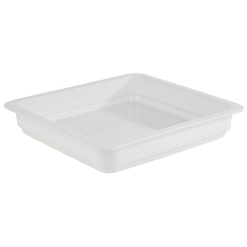 Porcelán GN 2/3 edény, 6,5 cm, fehér | APS 82306
