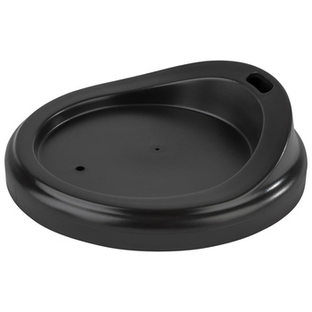 Fedő többször használható TO GO poharakhoz, fekete, 8.5x2.5 cm | APS 66917