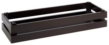 Büfé GN SUPERBOX doboz, fekete színű, 55.5x18.5x10.5 cm | APS 11629