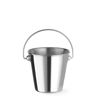 Mini vödör snackekhez fogantyúval, ⌀90x(H)85mm | HENDI 425725