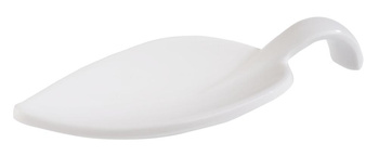 Előételes tálka LEAF, melamin, fehér, 10x4.5x1 cm | APS 83887