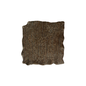 Lapos téglalap alakú tányér Moku hematit 21 x 21 cm | KERA CERAMIKA 16.3/C.HEM