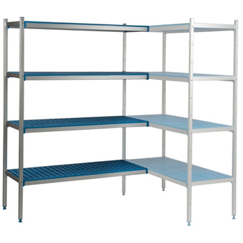 Sarokpolc 5 polcos mélység 60 cm 1PD-65+5P-116+10UM | ALUSHELF 60375