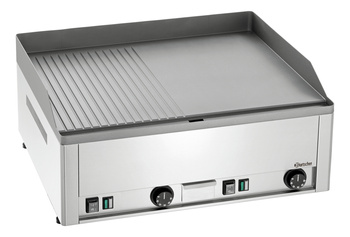 Elektromos grilllap 1/2 bordázott GDP 650E-GR | BARTSCHER 370036