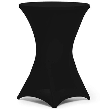 Koktélasztal huzat 80 cm fekete | FORGAST FG03820