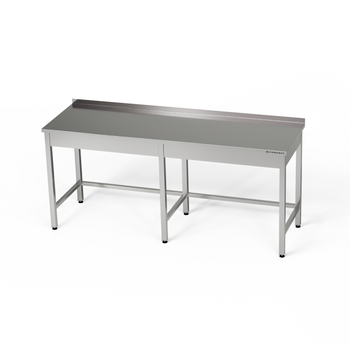 Rozsdamentes munkaasztal 200x60x85 cm | FORGAST