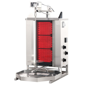 Gyros (kebab) elektromos, 30 kg-ig, 3 fűtőzóna, 5.7 kW | POTIS CE3