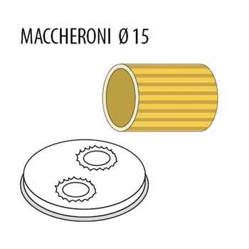Matrica tésztához Maccheroni, 57 mm | FIMAR ACTRMPF68