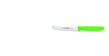 Univerzális kés hullámos éllel - 11 cm, világoszöld | GIESSER MESSER 8365 wsp 11 hgr