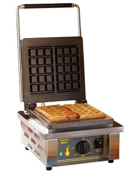 Elektromos gofrisütő BRUSSELS, nagy rács, 2 gofri, 1,6 kW | ROLLER GRILL GES10
