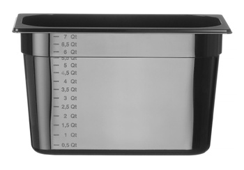 GN 1/3 tárolóedény, 20 cm mély, polikarbonátból | HENDI 862506