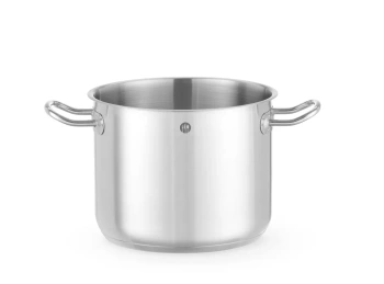 Rozsdamentes acél magas fazék fedő nélkül, Kitchen Line, űrtartalom 5 l, átmérő 20 cm, magasság 16 cm | HENDI 837764