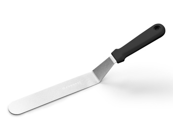 Szögletes tortaspakli, rozsdamentes acél, 20x4 cm | FORGAST FG11208