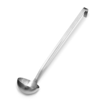 Merőkanál monoblokk 130 ml, átmérő 8 cm, hosszúság 35 cm | FORGAST FG11080