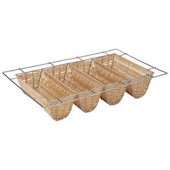 Evőeszköztartó GN 1/1 BUFFET, bézs, 53x32.5x10.5 cm | APS 11965
