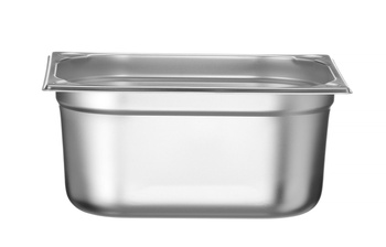GN 1/2 edény, 15 cm mély, rozsdamentes acélból, KITCHEN LINE | HENDI 806340
