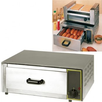 Briósmelegítő, 0,7 kW, 54,5x46x22 cm | ROLLER GRILL CB20