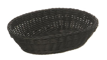 Kenyérkosár polipropilénből, fekete, 25x18x6.5 cm | APS 50802