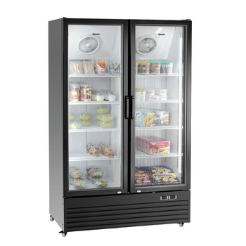 Hűtő-fagyasztó, 2 ajtós, üvegajtós, 820 l | BARTSCHER 700899