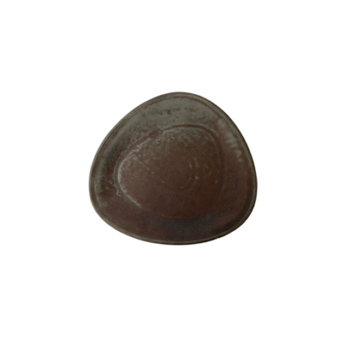 Desszertes tányér Delta Cristall hematit 19 cm | KERA CERAMIKA 15.4.HEMATYT
