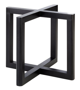 Büféállvány WOOD, akácfából, fekete, 20x20x17.5 cm | APS 33281