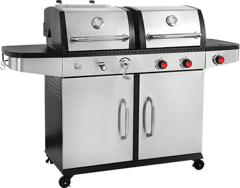 Grill 2 az 1-ben, gáz- és faszenes, 8,2 kW | YATO YG-20030