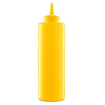 Adagolószósz-kiszerelő polietilénből, 0,7 l, sárga | FORGAST FG03222