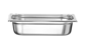 GN 1/4 tárolóedény, mélység 6,5 cm, rozsdamentes acélból, KITCHEN LINE | HENDI 806524
