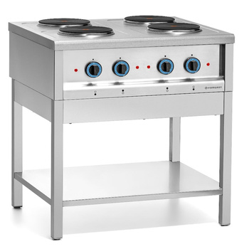 Elektromos vendéglátóipari tűzhely 4 főzőlappal, 10,4 kW | FORGAST FG09440