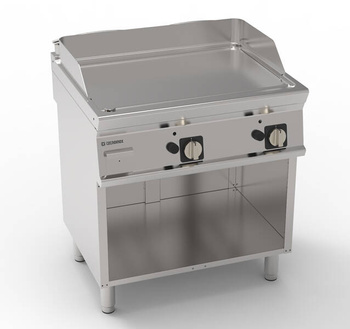 Grill lap gázüzemű sima nyitott alappal 74,8x56,4 cm | TECNOINOX 713180