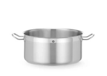 Rozsdamentes acél alacsony fazék Profi Line, 12 l, átmérő 32 cm, magasság 15 cm | HENDI 830185