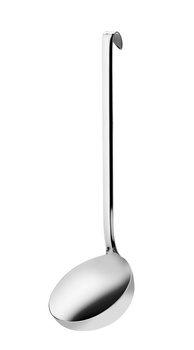 Merőkanál Kitchen Line, rozsdamentes acél, átmérő 10 cm, hosszúság 38 cm, 210 ml | HENDI 527306