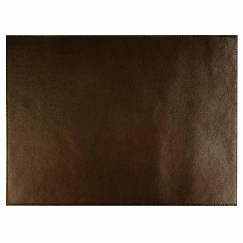 Alátét az asztalra VELLURA, 6 darabos készlet, műbőr, barna színű, 45x32.5x0.1 cm | APS 60045