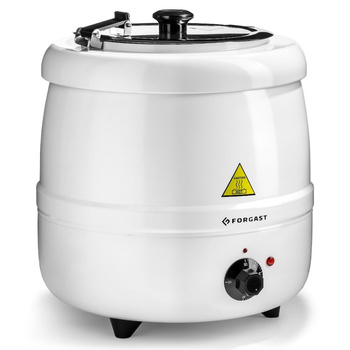 Elektromos levesfőző üst 10 l, fehér | FORGAST FG03012