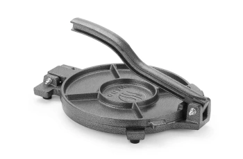 Tortillaprés kézi, tortilla átmérő legfeljebb 26 cm, fekete | HENDI 611067
