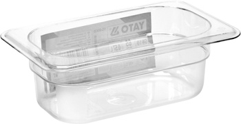GN 1/9 edény, mélység: 6,5 cm, polikarbonátból | YATO YG-00430