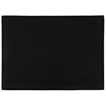 Asztali alátét TIRA, PVC, fekete, 45x33x0.1 cm | APS 60012