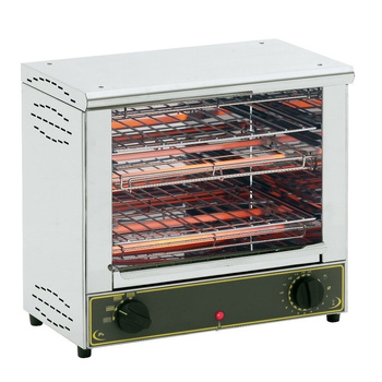 Elektromos szendvicssütő, 3,2 kW, 2x 35x24 cm | ROLLER GRILL BAR2000